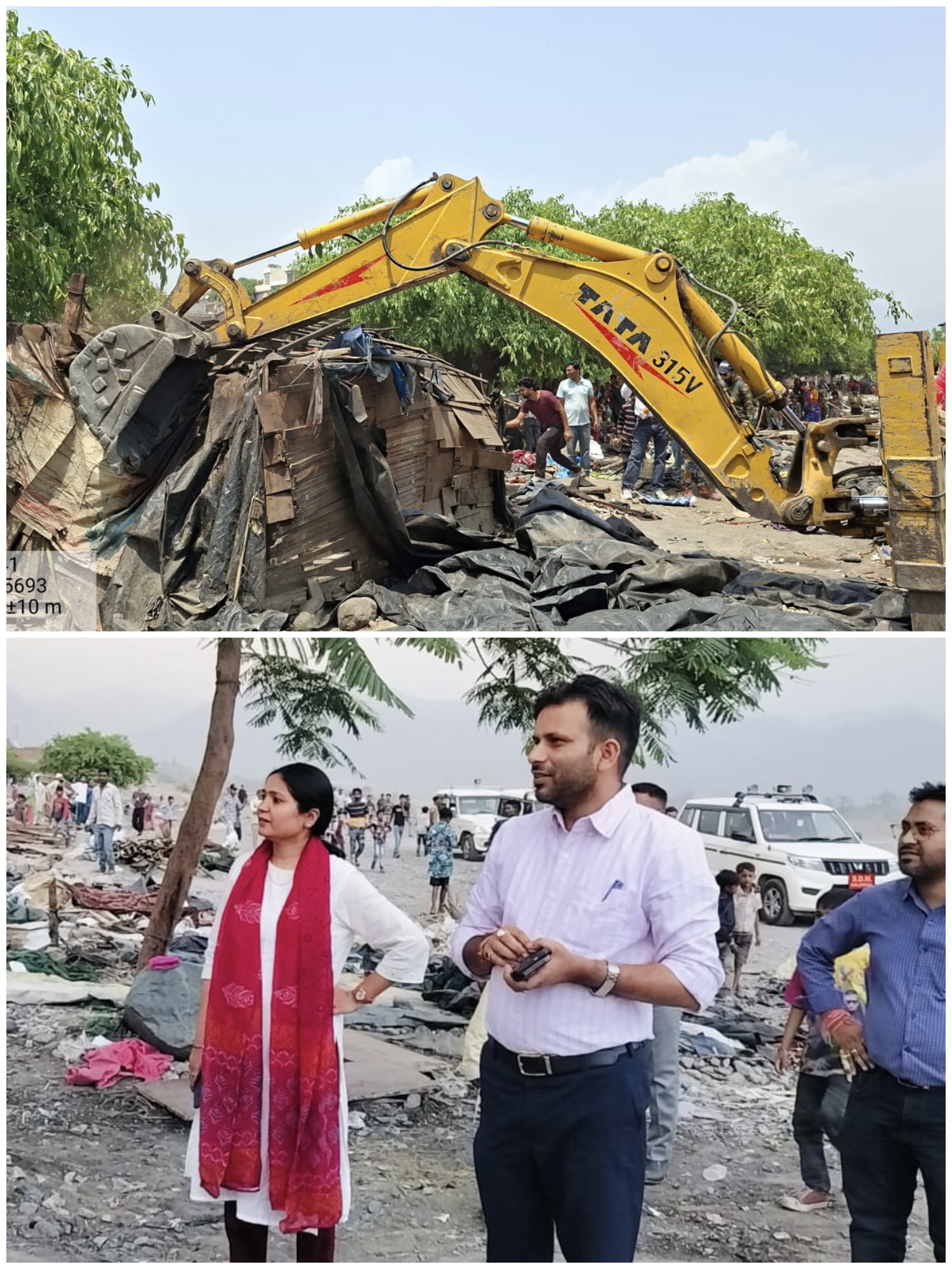 उत्तराखंड हल्द्वानी: गौला के किनारे अतिक्रमण पर चला प्रशाशन का बुलडोजर,देखें वीडियो