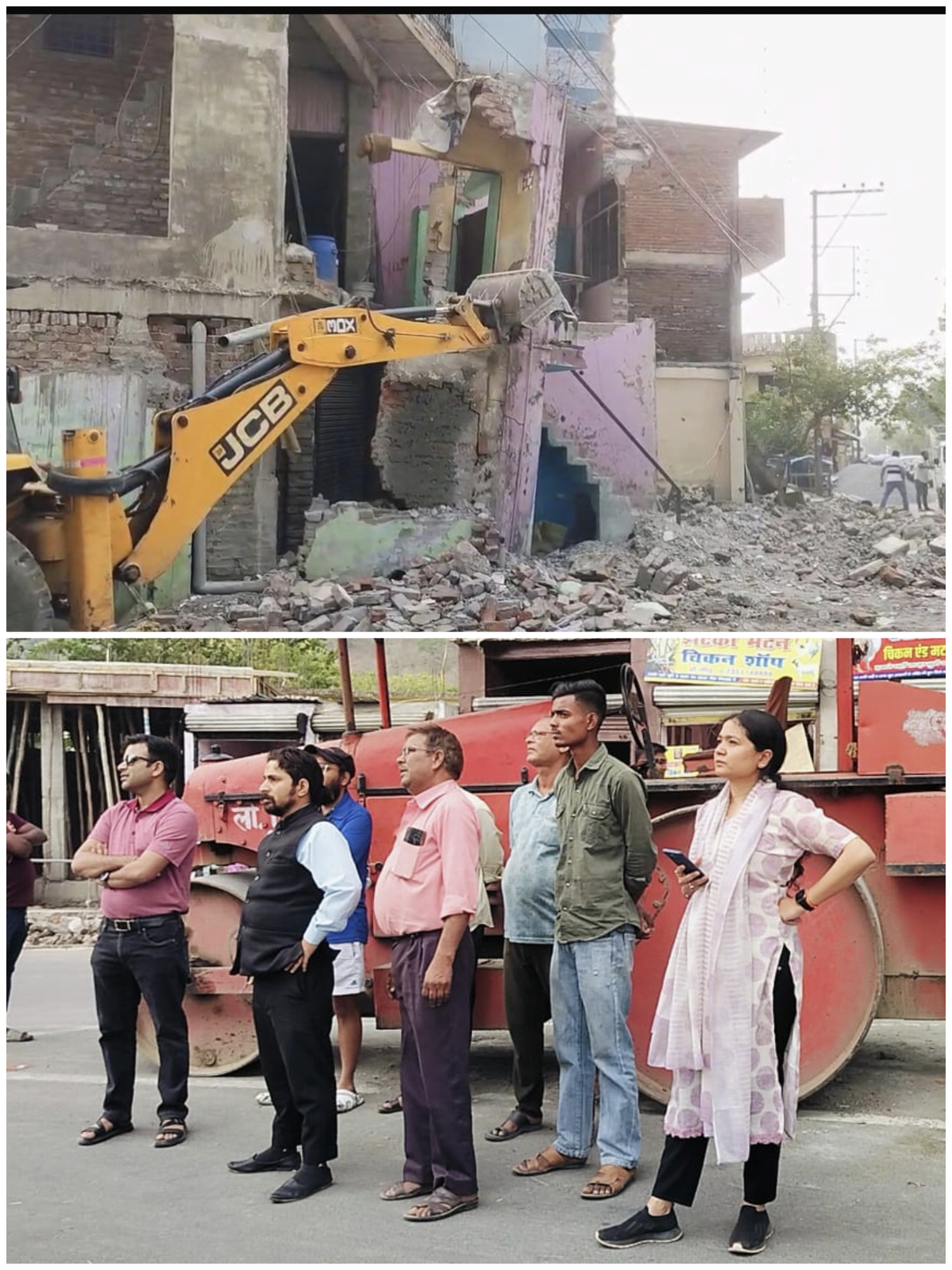 उत्तराखंड हल्द्वानी: अतिक्रमण पर गरजा प्रशासन का बुलडोजर