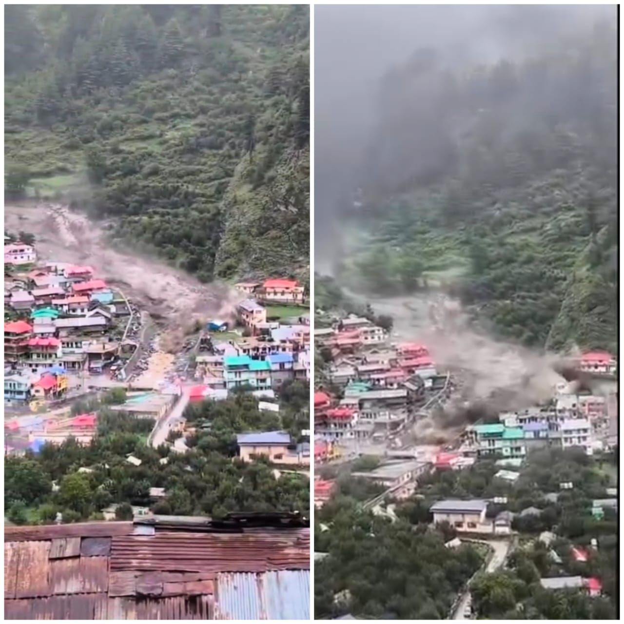 उत्तराखंड: अपडेट- उत्तरकाशी के धरौली गांव में फटा बादल, भारी तबाही का मंजर, देखें Video….
