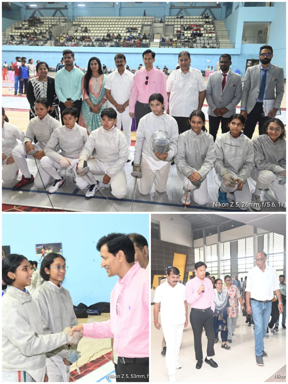 हल्द्वानी:- आयुक्त ने अन्तर्राष्ट्रीय स्टेडियम गौलापार में फेंसिंग प्रतियोगिता की व्यवस्थाओं का लिया जायजा…….