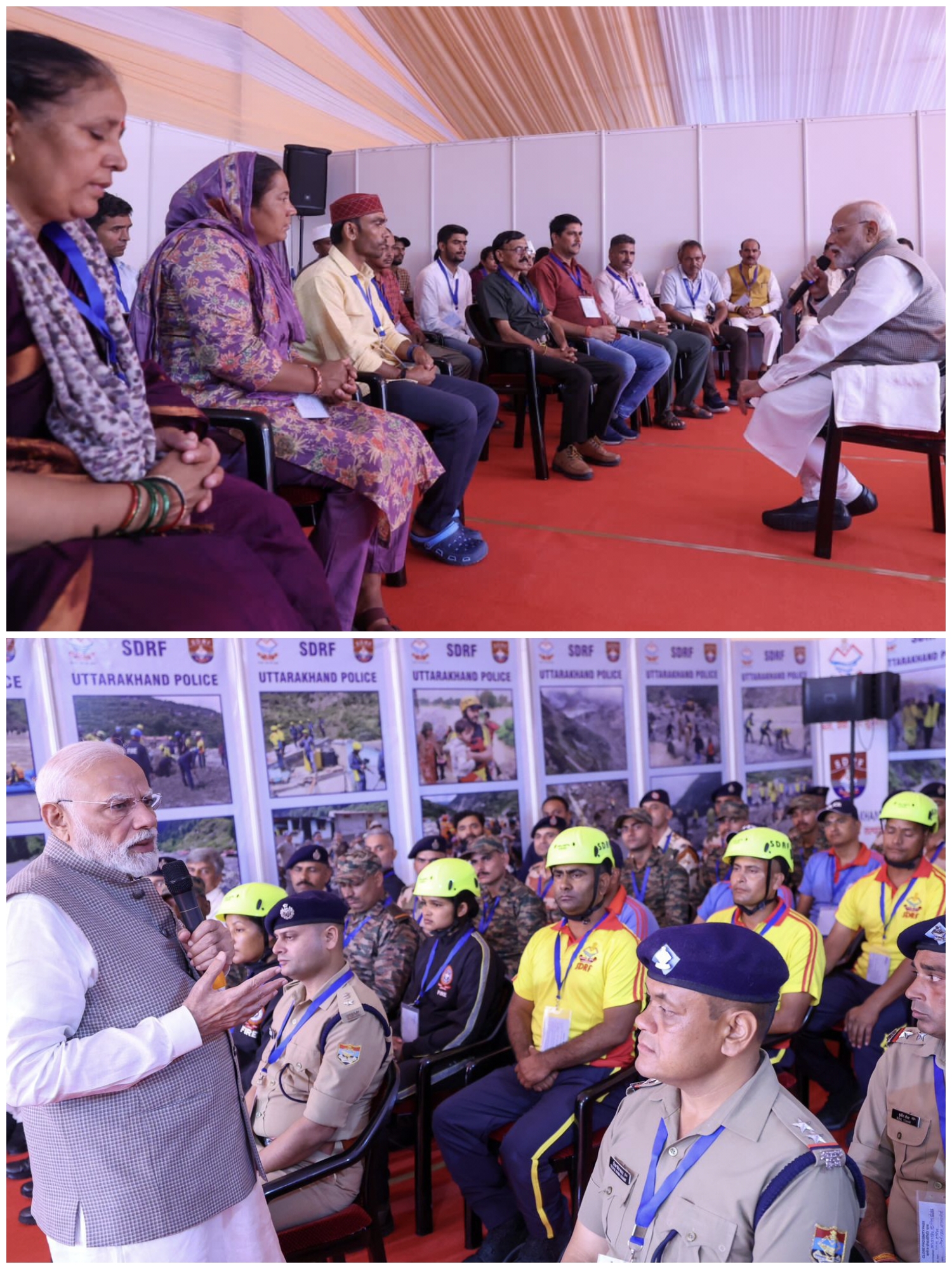 उत्तराखंड:-देहरादून पहुंचे प्रधानमंत्री नरेंद्र मोदी, आपदा की स्थिति का लिया जायजा, तात्कालिक 1200 करोड़ की  वित्तीय सहायता की घोषणा…..