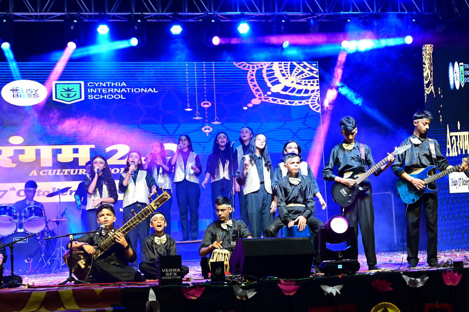 हल्द्वानी:- सिंथिया सीनियर सेकेंडरी स्कूल के वार्षिक कार्यक्रम ‘आरंगम 2.0 में छात्रों ने किया संस्कृति और विज्ञान का अनोखा प्रदर्शन….. 