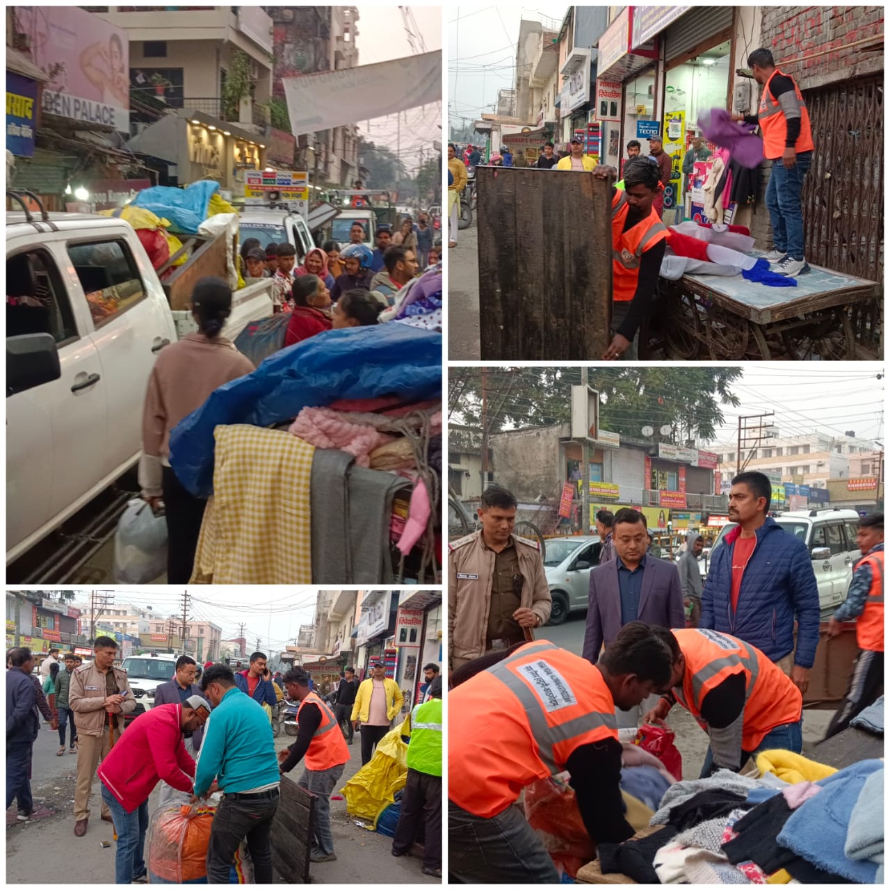 उत्तराखंडहल्द्वानी। नगरनिगम ने अतिक्रमण के खिलाफ चलाया अभियान, तीन ट्राली समान किया जब्त…..