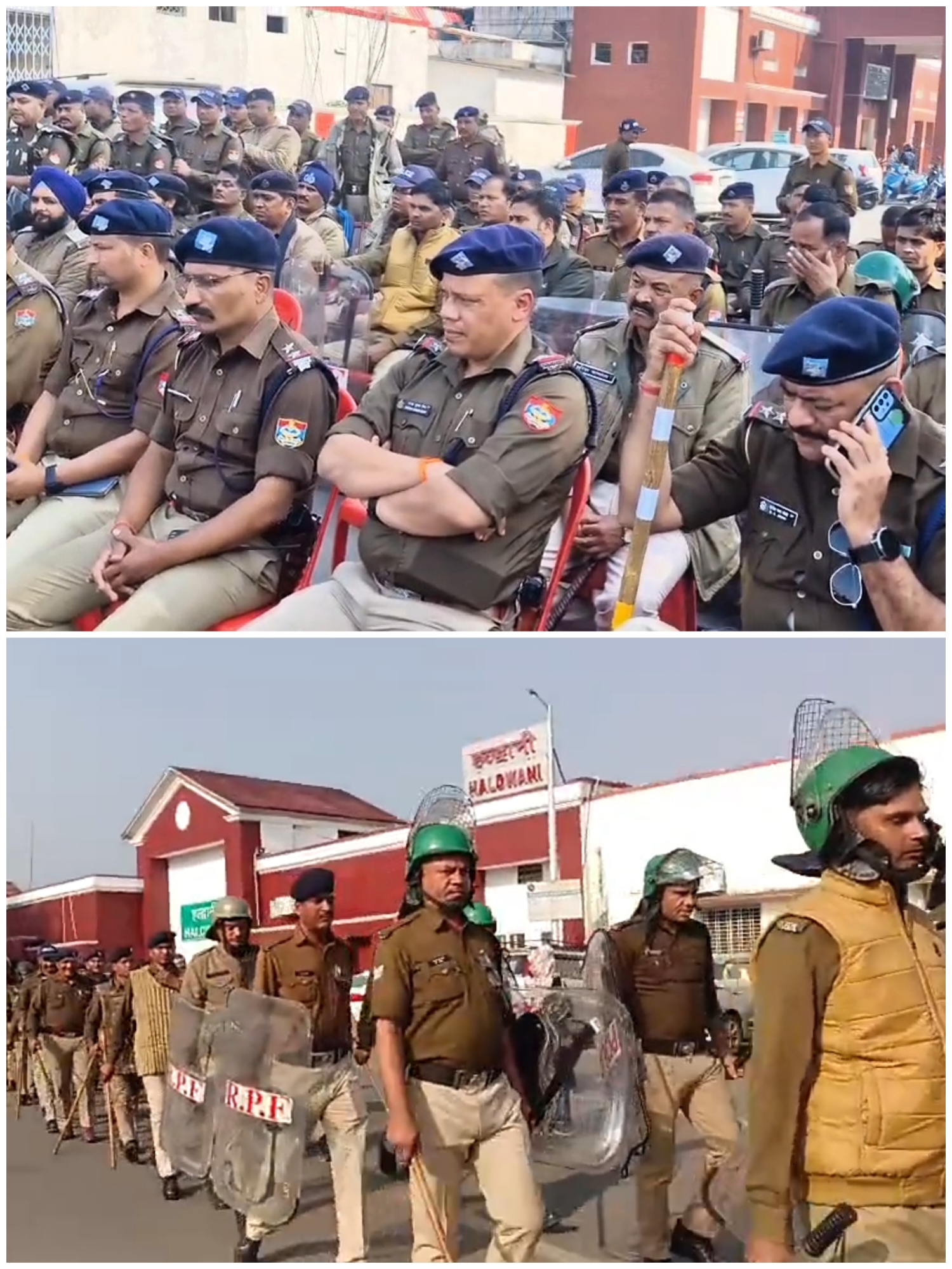 उत्तराखंडहल्द्वानी।देखें Video- बनभूलपुरा रेलवे अतिक्रमण पर ताजा अपडेट,पुलिस ने निकाला फ्लैग मार्च……