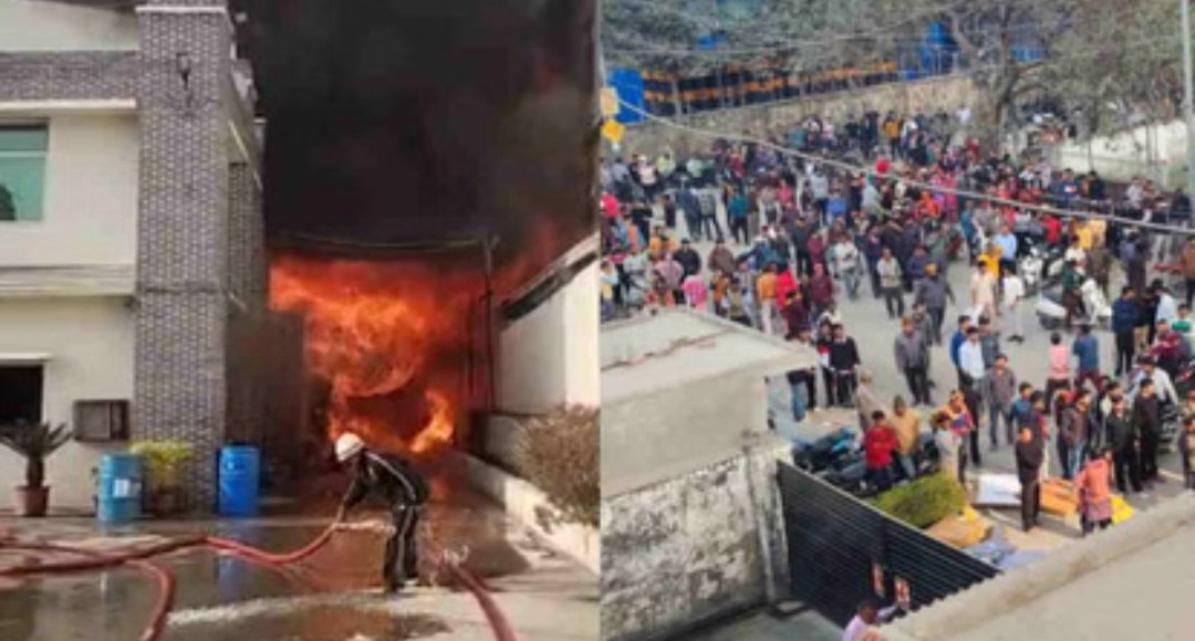 उत्तराखंडदेहरादून:- देखें Video – परफ्यूम की फैक्ट्री में लगी भीषण आग, मची अफरा – तफरी…….