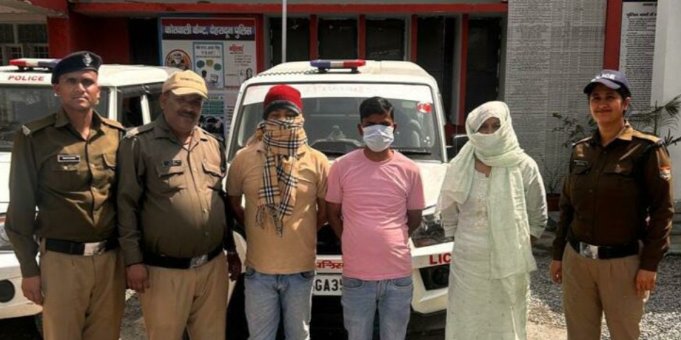 घर में चल रहे देह व्यापार का भंडाफोड़, पुलिस की छापेमारी में महिला समेत तीन गिरफ्तार,3 पीड़िताओं को कराया मुक्त……