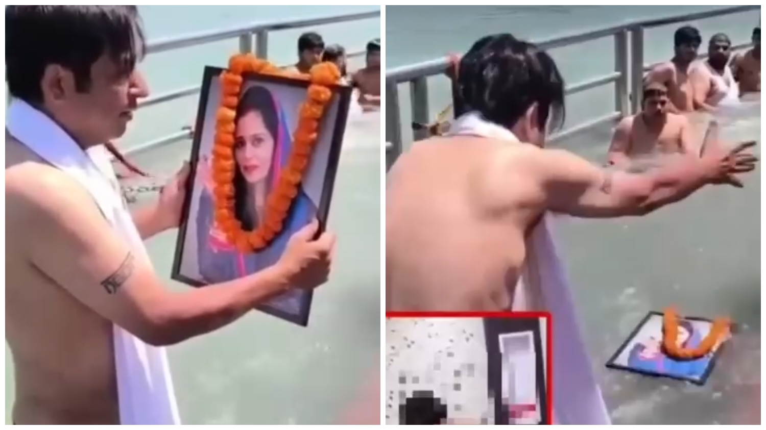रील बनाने की आदत से परेशान पति ने जीवित पत्नी का किया पिंडदान, Video सोशल मीडिया पर वायरल……