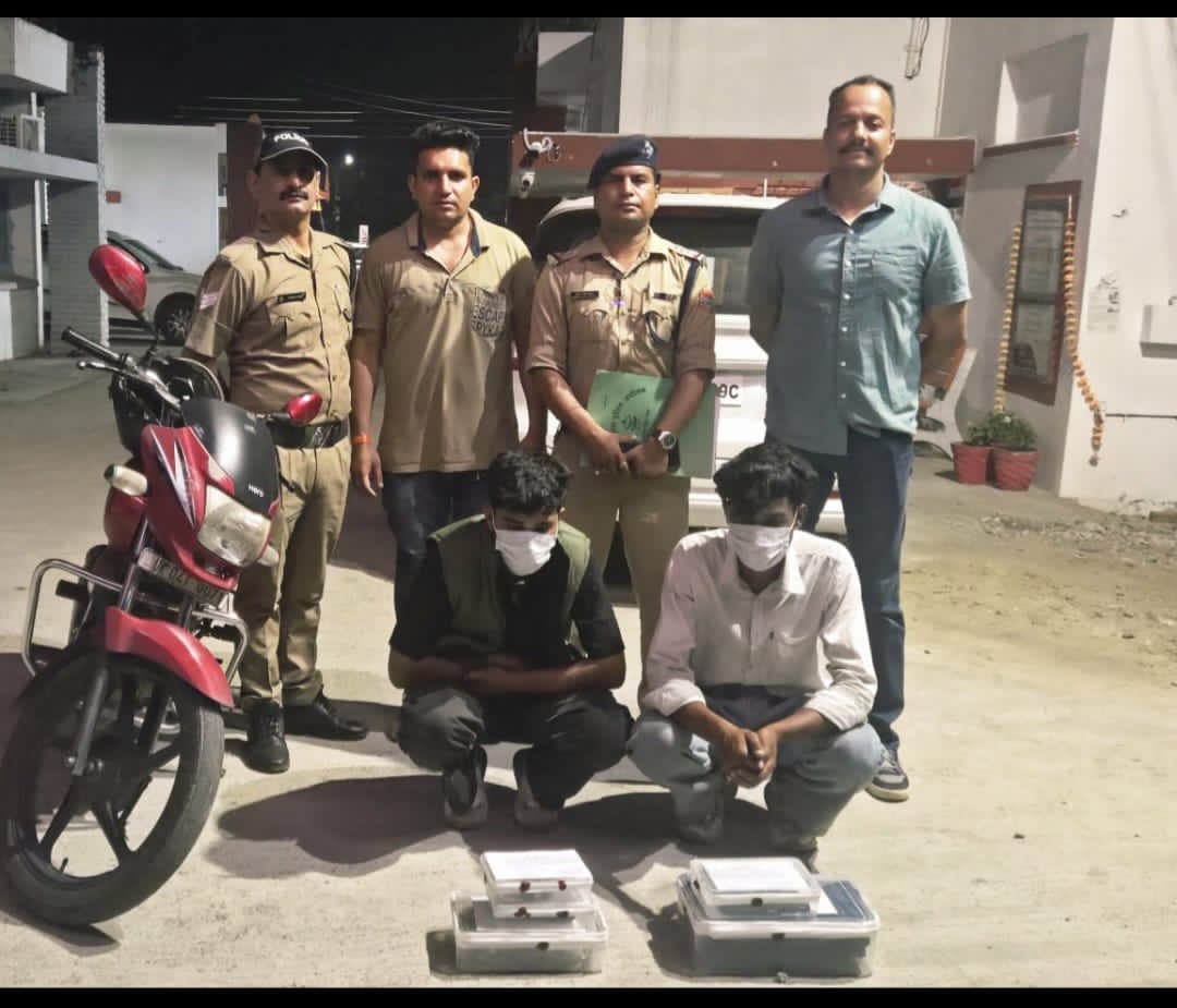 ऑपरेशन प्रहार के तहत एएनटीएफ एवं पुलिस की संयुक्त कार्रवाई, 10 लाख की चरस के साथ दो गिरफ्तार…..