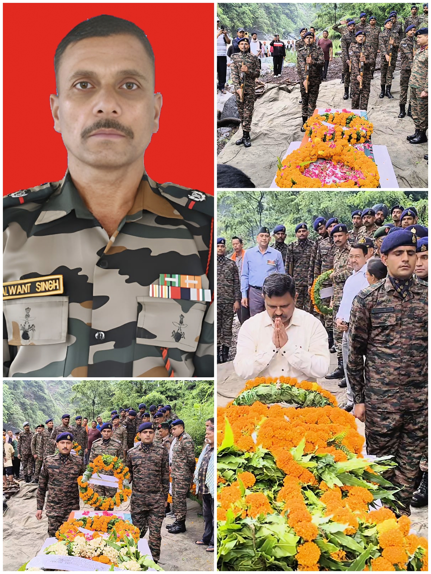 मणिपुर में उग्रवादियों से हुई मुठभेड़ में उत्तराखंड का लाल शहीद,पूर्ण सैनिक सम्मान के साथ चित्रशिला घाट पर हुआ अंतिम संस्कार…….