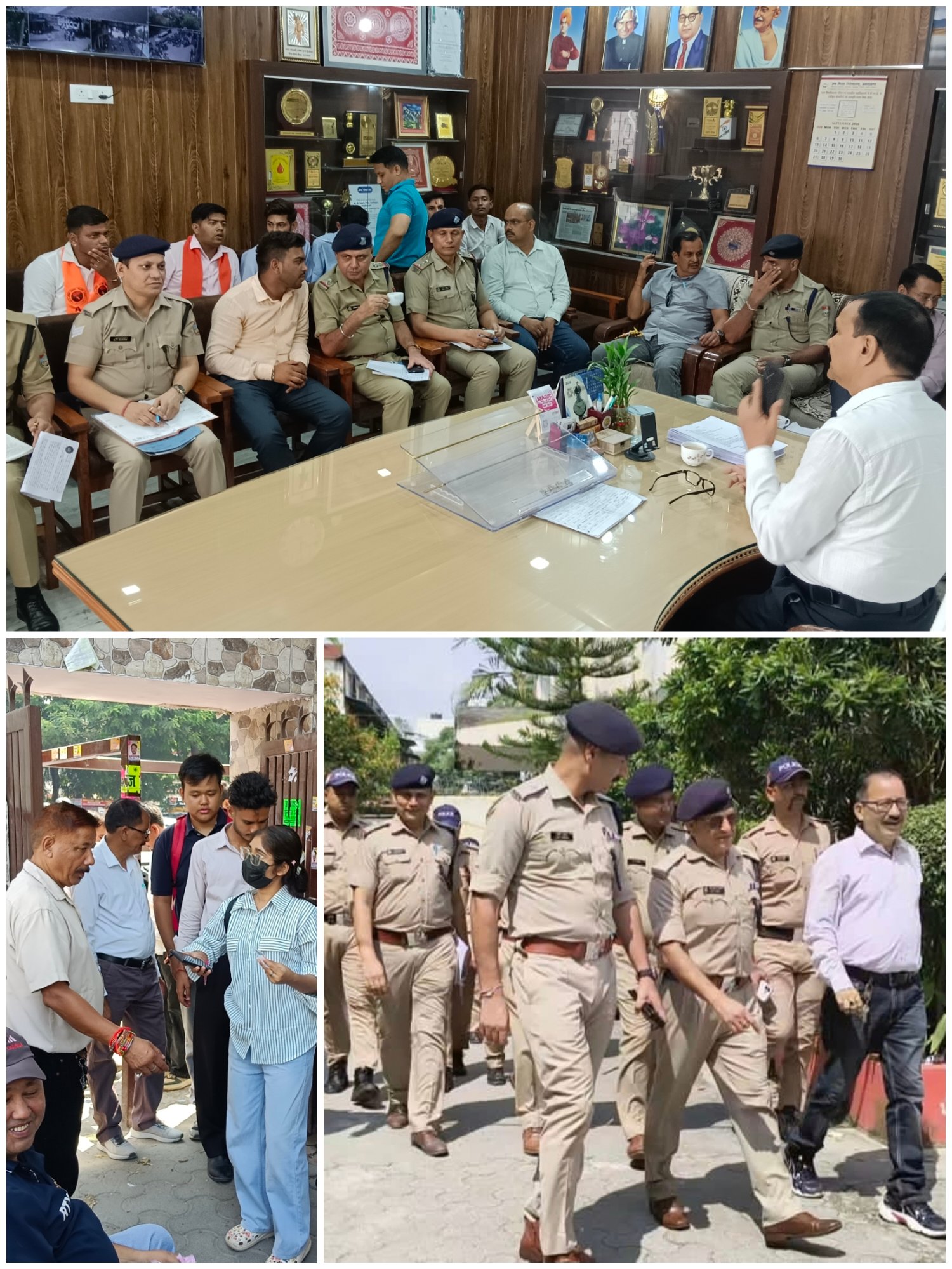 एमबीपीजी में चुनावी माहौल गरमाया, पुलिस ने कसा शिकंजा
